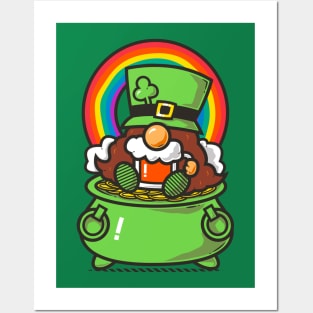 St. Paddy's Gnome Posters and Art